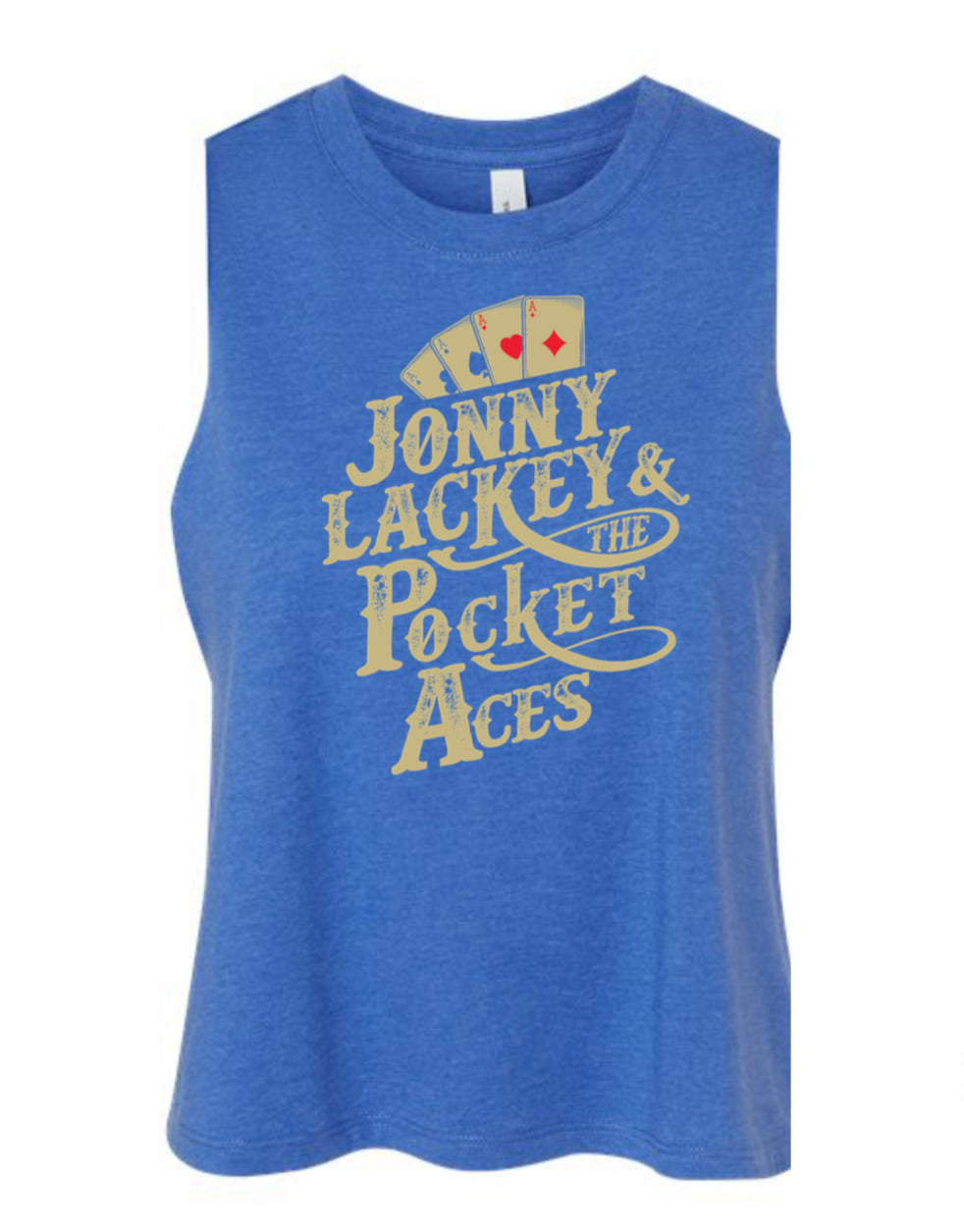 Blue Pocket Aces Tank Top (Woman’s)