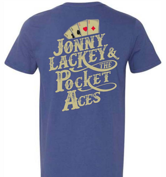 Blue Pocket Aces T-Shirt (Men’s)